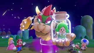 Super Mario 3D World - World 1-1 (Super Bell Hill) and World 1-2 (Koopa Troopa Cave)