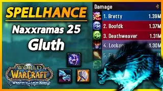 WOTLK Enhancement Shaman - Gluth, Naxxramas 25-Man: Spellhance Shaman PoV