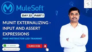 MULESOFT TRAINING DAY22 - MUNIT EXTERNALIZING INPUT AND ASSERT EXPRESSIONS