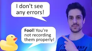 Error recording - How to record errors in your application to debug later