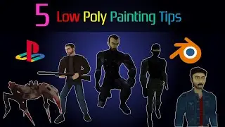 5 Low Poly Texture Painting Tips for Blender