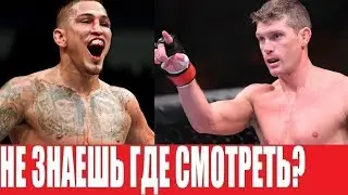 СМОТРЕТЬ БОЙ UFC ЭНТОНИ ПЕТТИС - СТИВЕН ТОМПСОН