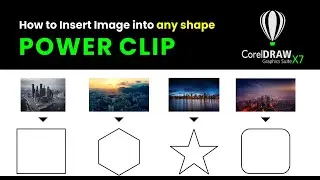 image into any shape in coreldrawx7 