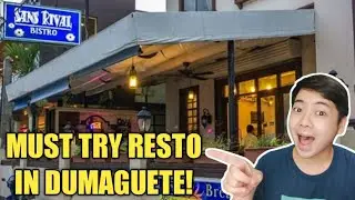 DUMAGUETE TRAVEL | Where to eat in Dumaguete? SANS RIVAL BISTRO BOULEVARD