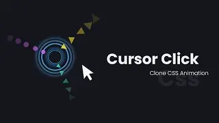 Awesome Cursor Click Animation For Your Website | On Mouse Click - HTML, CSS & Javascript