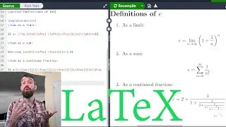 Intro to LaTeX : Learn to write beautiful math equations || Part 1