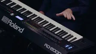 Roland RD-2000 walk-through :  Scene Function demo