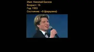 Николай Басков тогда и сейчас, с приходом успеха.