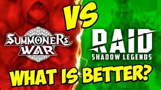 Summoners War Sky Arena vs. RAID Shadow Legends 🔥 What is Better❓ Game like Summoners War Comparison