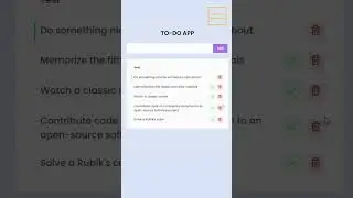 Glance - Create a To-do List Responsive App using HTML CSS and Javascript in 2024 