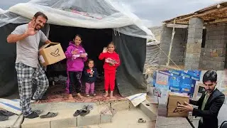 Thankful Hearts: Iman and His Children Embrace Community Kindness