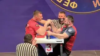 Олег CROCOP Лысенок на Чемпионате России по армрестлингу 2021 (в/к 85кг) 