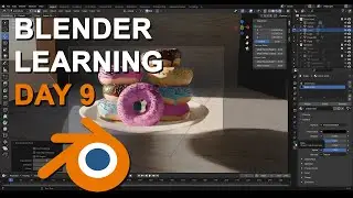 Blender  Learning Day 09 @kart1708  @blenderguru  #ai #blander #modeling #art