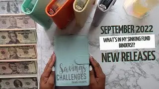 What's in my Sinking Funds Binders|New Savings Challenge Envelopes|New Releases & more