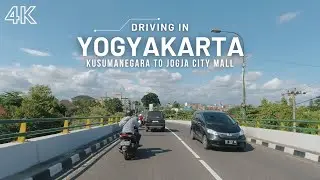 Driving from Kusumanegara to Jogja City Mall on a Great Sunny Day - Yogyakarta 4K