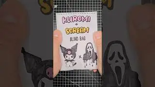 Kuromi x Scream paper blind bag unboxing