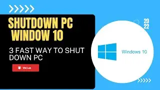 How to Shut down pc window 10 - Easiest Method Ever!