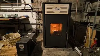 парове опалення  і гаряча вода  без газа і електроенергії  котел-камін на пелети з водяною рубашкою