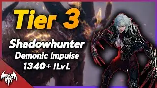 Lost Ark Shadowhunter Tier 3 Gameplay (Guardian Raid Igrexion MVP) - Demonic Impulse Build