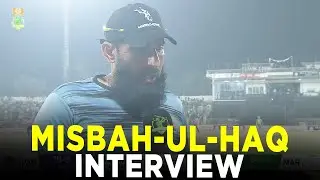 Misbah-ul-Haq Interview | UMT Markhors vs Lack City Panthers | Match 1 | Champions Cup 2024 | M9A1K