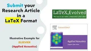 Submit your manuscript (LaTeX Format) in the Research Journals #LaTeX #submissions #AppliedAcoustics