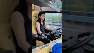 How do Japanese girls drive trucks?