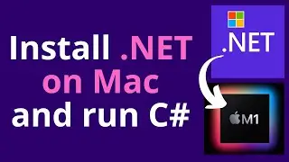 How to run .NET on a Mac (command line) Apple silicon M1 and M2