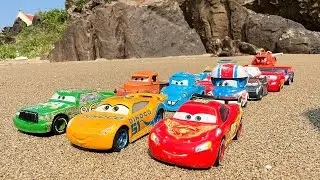 Looking For Lightning McQueen,Natalie Certain,Sally Carrera,Tow Mater,Jackson Storm