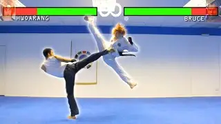 REAL LIFE TEKKEN FIGHT | Hwoarang Vs Bruce Irvin | Flips & Kicks