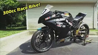 Kawasaki Ninja 300 Track Bike Walkaround (Club Racing Bike)