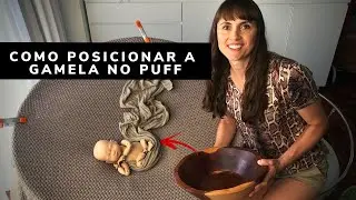 Como usar a GAMELA POSICIONADORA no PUFF na FOTOGRAFIA NEWBORN (COMPLETO)