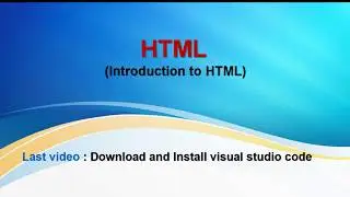HTML | Introduction to HTML | Visual studio code (KISWAHILI)