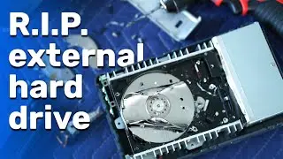 How To DESTROY an external hard drive! No chance of recovery