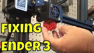 How to fix a Filament Blob on Ender 3 3D Printer