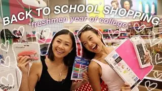 BACK TO SCHOOL SHOPPING FOR COLLEGE | Nicole Laeno