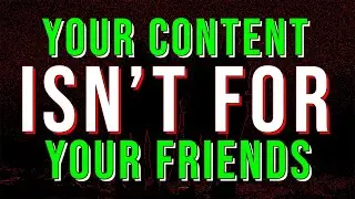 KNOW YOUR TARGET AUDIENCE AS A CONTENT CREATOR