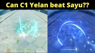 Sayu vs C1 Yelan (Full Sprint Race) - Genshin Impact