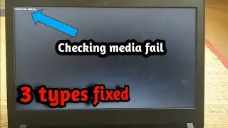 How To Fix Checking Media Fail || laptop not booting, default boot device missing or boot failed