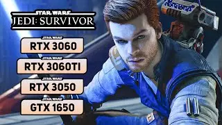 Star Wars Jedi: Survivor - RTX 3060 Ti - RTX 3060 - RTX 3050 - GTX 1650 - 1080p & 1440p