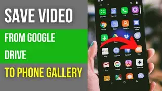 How to Save Video From Google Drive to Phone Gallery?