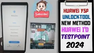 Huawei Y5P |Method New|Test point Remove Google Account|Hardreset|Pattern|2024 With Unlocktool