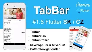 Flutter SK/CZ – #1.8 – TabBar