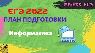 Полный план подготовки к ЕГЭ по информатике 2022