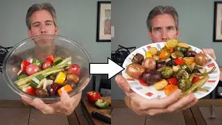 Roasted Vegetables ASMR (No Eating Sounds)