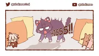 🐾 scaranyan 🐾 adventure part 4 (ft haikaveh) [GENSHIN IMPACT - COMIC MEME]