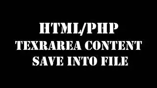 Example 13 -  PHP Create a file write and read the contents inside files TextEdit. Part-II