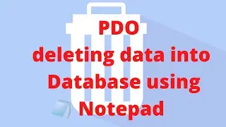 #4 PDO CRUD operation | Delete query using PDO