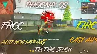 How to fix fire button stuck in free fire ||Free fire best keymapping in phoenix os || Squad Helper.