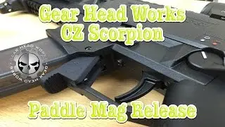 CZ Scorpion Paddle Magazine Release By Gear Head Works
