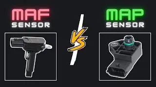What is the difference between MAP & MAF Sensor?